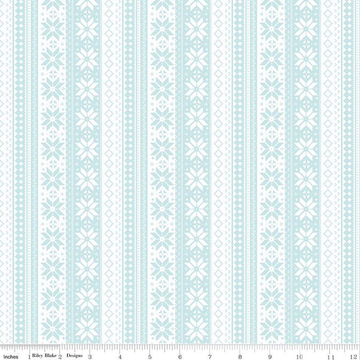 Winter Magic Sweater Stripe White