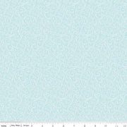 Winter Magic Swirls Aqua