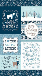 Winter Magic Warm Hugs Panel