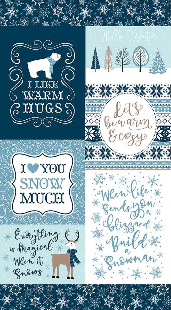 Winter Magic Warm Hugs Panel