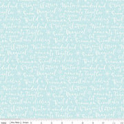 Winter Magic Winter Words Aqua