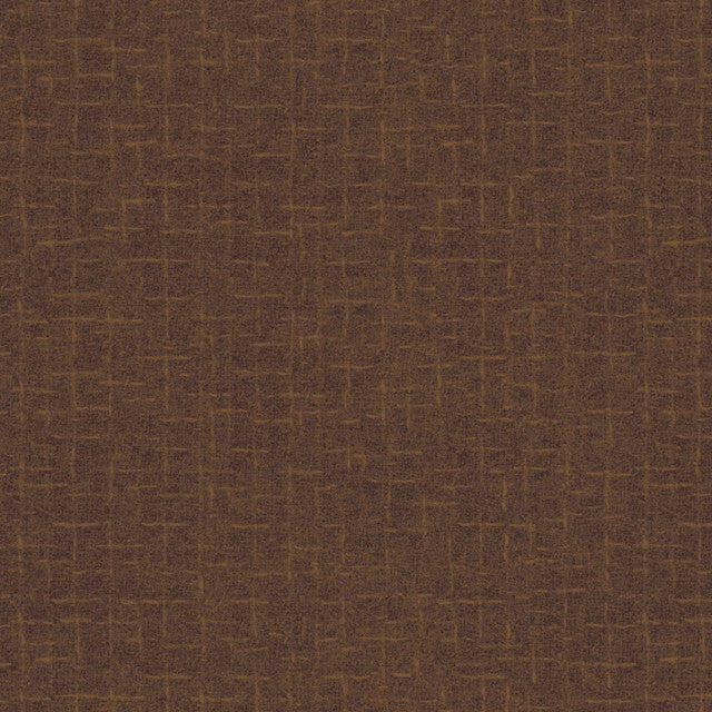 Woolies Flannel Crosshatch Brown