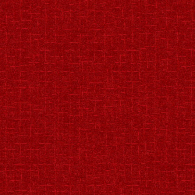 Woolies Flannel Crosshatch Dark Red