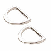 D Ring Flat 1in Nickel