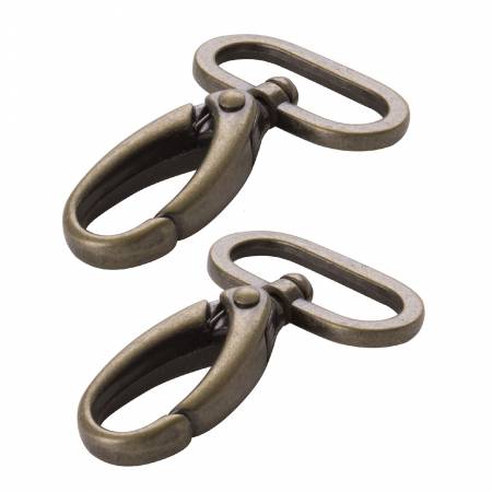 Swivel Hook 1 1/2in Antique Brass