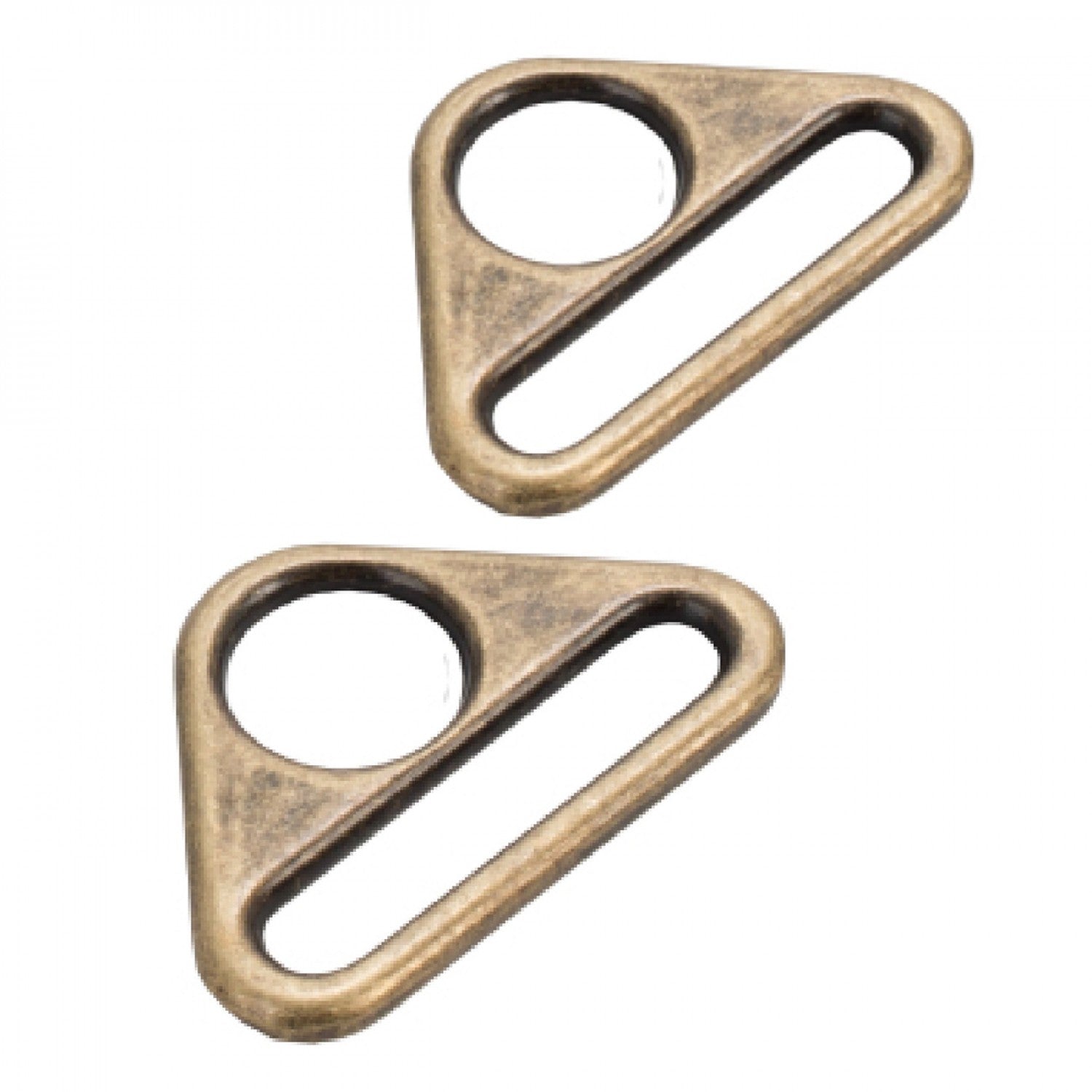 Triangle Ring Flat 1in Antique Brass