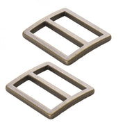 Slider Widemouth Flat 1in Antique Brass