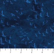 Atlantic Shore Tonal Gulls Navy