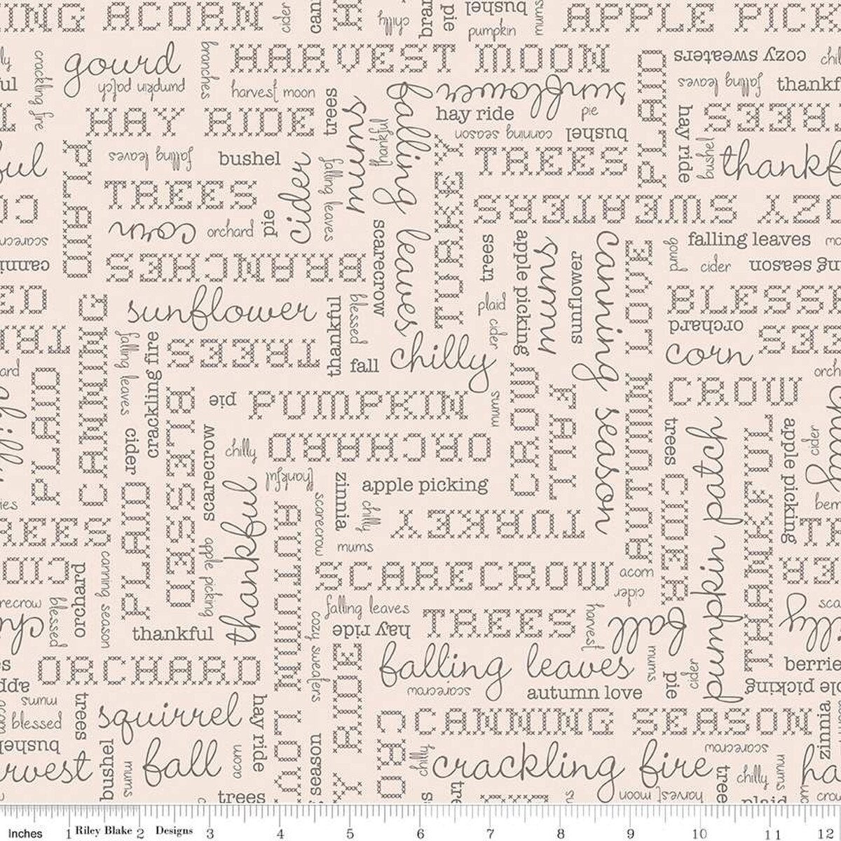 Autumn Wideback Words Latte