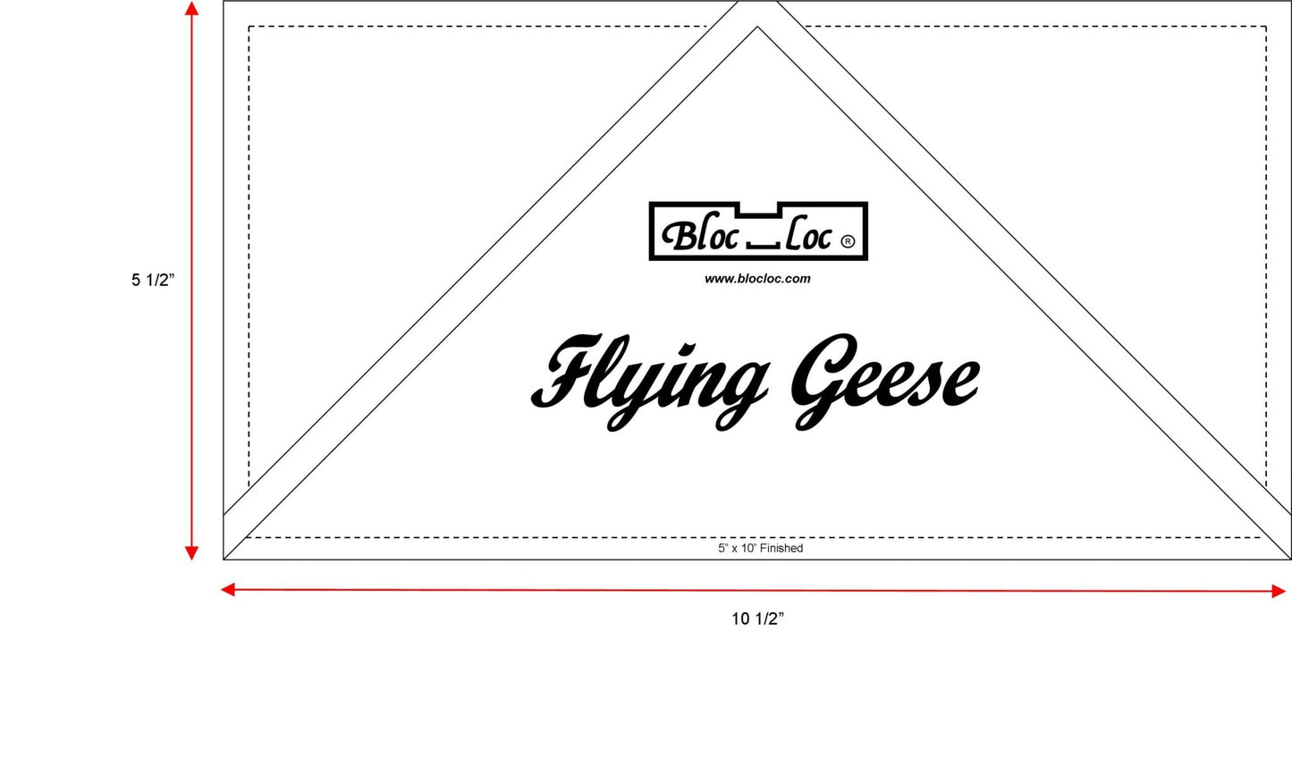 Bloc Loc - Flying Geese Ruler