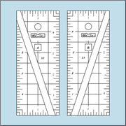 Bloc Loc Ruler - Half Rectangle Triangle -  HRT 3:1 Set