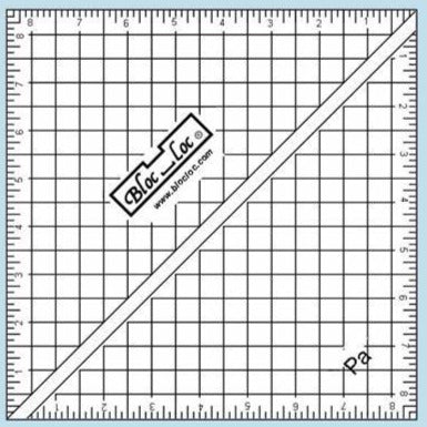 Bloc Loc Ruler  - Half Square Triangle (HST)