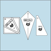 Kite In A Square Ruler Set 1 x 1