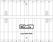 Bloc Loc Ruler -  Log Cabin 2 & 3