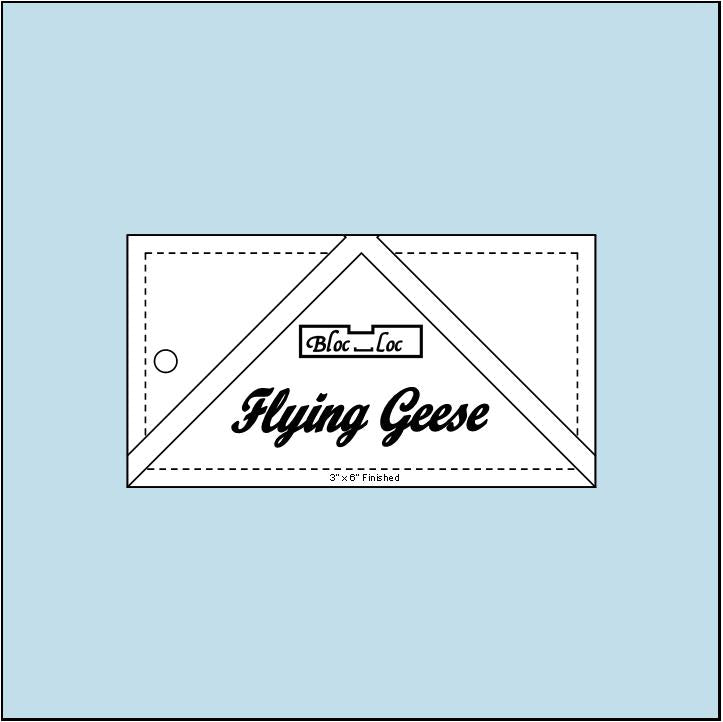 Bloc Loc - Flying Geese Ruler