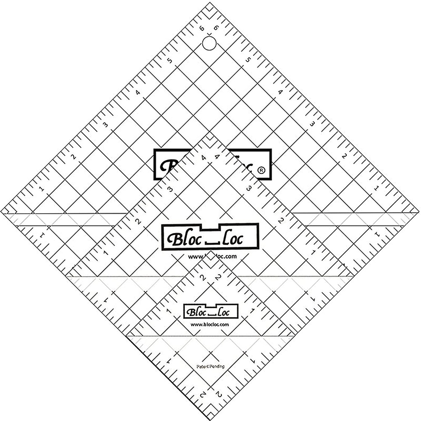 Bloc Loc Ruler - Half Square Triangle  Set