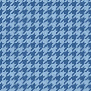 Kimberbell Basics Houndstooth Blue Tonal