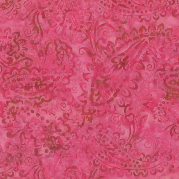 FQ Delicate Paisley Dk Pink