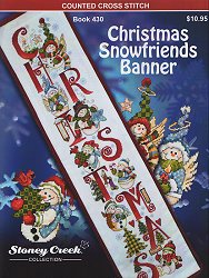 Christmas Snowfriends Banner With Button Pack