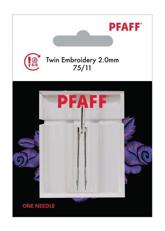 PF Twin Embroidery 2.0mm 75/11 - 821358096