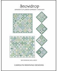 Carolyn Manning Designs - Snowdrop - Granny's Flower Garden - January