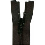 One Way Separating Zipper 75cm Black - 6075580