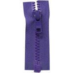 One Way Separating Zipper 75cm Purple - 6475559