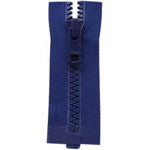 One Way Separating Zipper 75cm Royal Blue