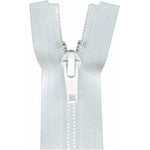 One Way Separating Zipper 75cm White - 6075501