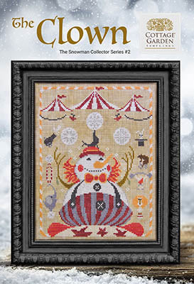 Cottage Garden Samplings - The Clown - The Snowman Collector Series 2