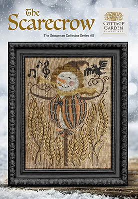 Cottage Garden Samplings - The Scarecrow - Snowman Collector Series 5