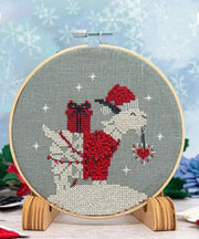 Counting Puddles - Snowflake Goat Ornament