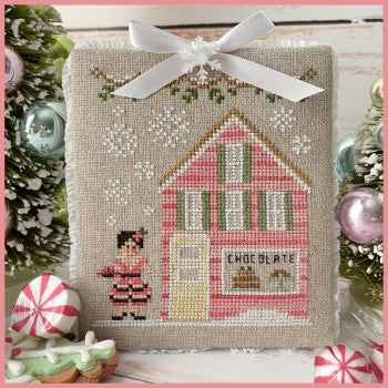 Country Cottage Needleworks - Nutcracker Village 8 - Spanish Chocolate Shop
