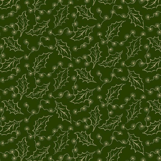 Cozy Christmas Holly Hunter 108" Quilt Back