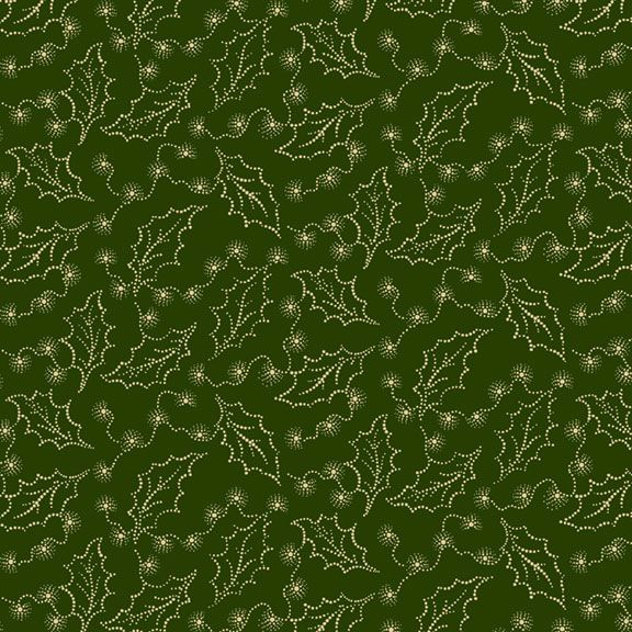 Cozy Christmas Holly Hunter 108" Quilt Back