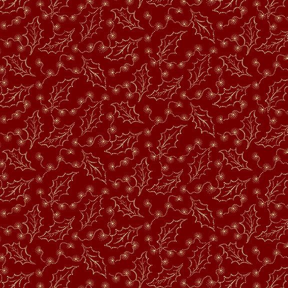 Cozy Christmas Holly Red