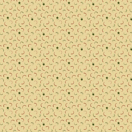Cozy Christmas Moon Stars Cream