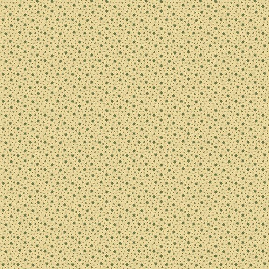 Cozy Christmas Tiny Stars Green