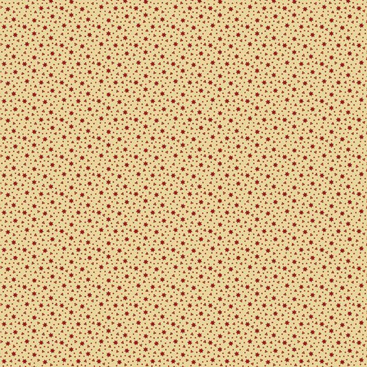 Cozy Christmas Tiny Stars Red