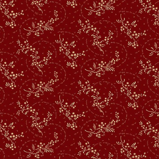 Cozy Christmas Whimscal Vine Red
