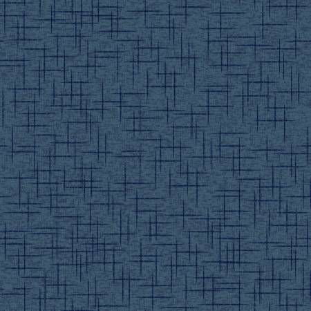 FQ KB Deep Navy Linen Texture - MAS9399-N