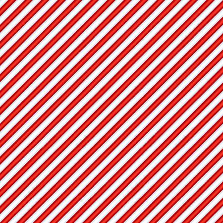 Diagonal Candy Cane Stripe Red/White - 305-08