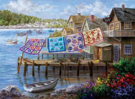 Dockside Quilts 500pc Puzzle with Large Pieces - 19271