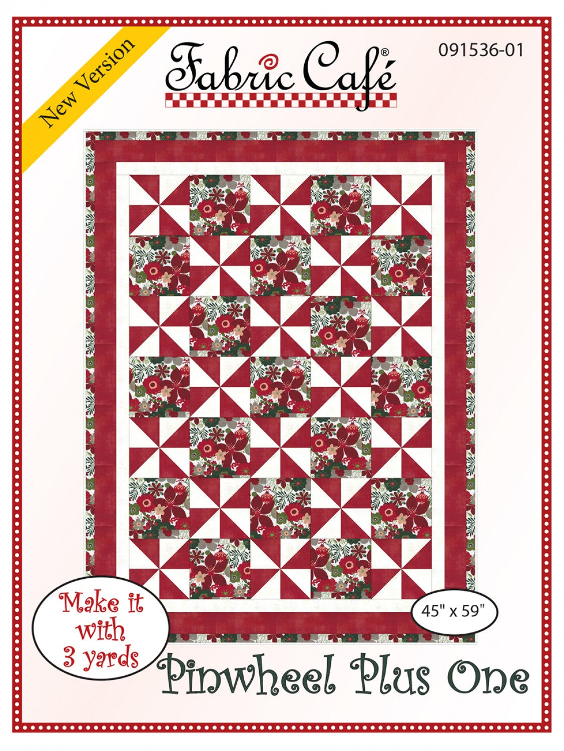 Fabric Café Pinwheel Plus One