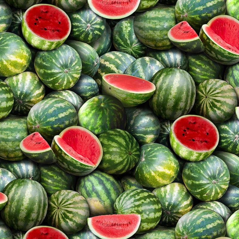 Food Festival Watermelons Green