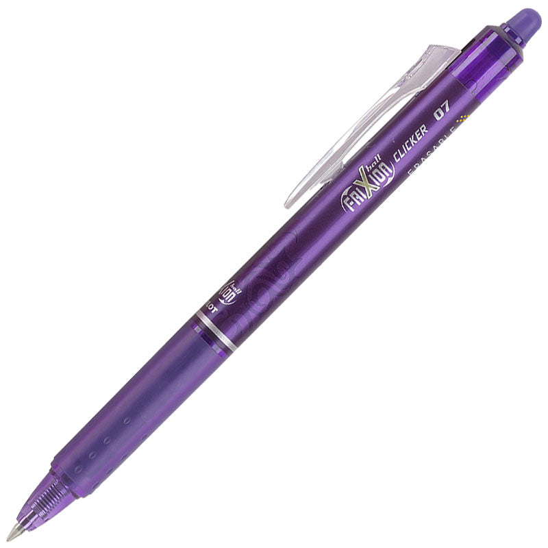 Frixion Clicker Pen Purple Fine Point 0.7mm - FXC-PPLFBC