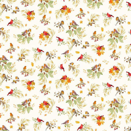 Gather With A Graceful Heart Cardinal Cream