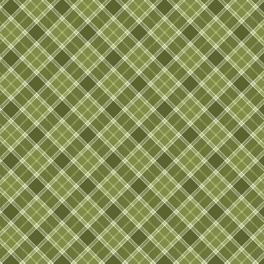 Gather With A Graceful Heart Plaid Green