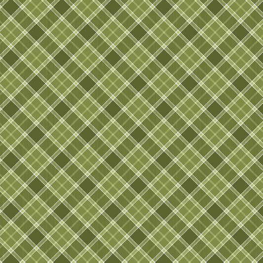 Gather With A Graceful Heart Plaid Green