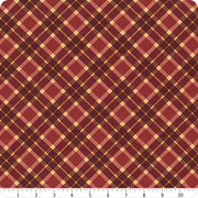 Gather With A Graceful Heart Plaid Cranberry